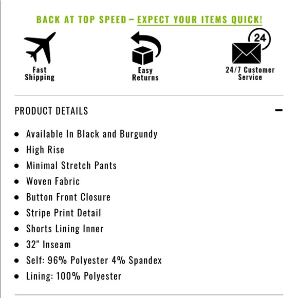 Fashion nova Carlibela stripe pants - Picture 5 of 5